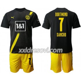 Borussia Dortmund Jadon Sancho 7 Drugi Dječji Komplet Dresovi za Nogomet 2020-2021 (+ kratke hlače)